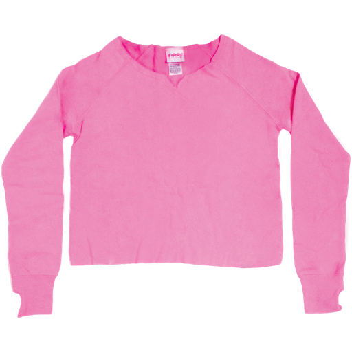 Pink CutOff Sweatshirt Iscream